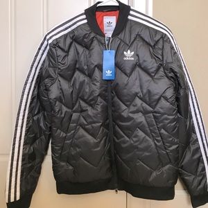 Brand new size small Adidas men's quilt jacket